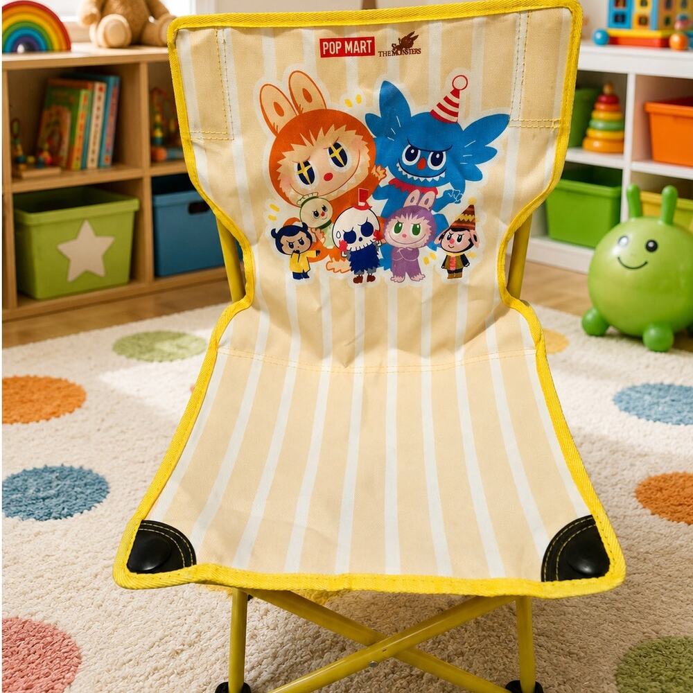 Authentic POP MART The Monsters Camping Chair. EUC